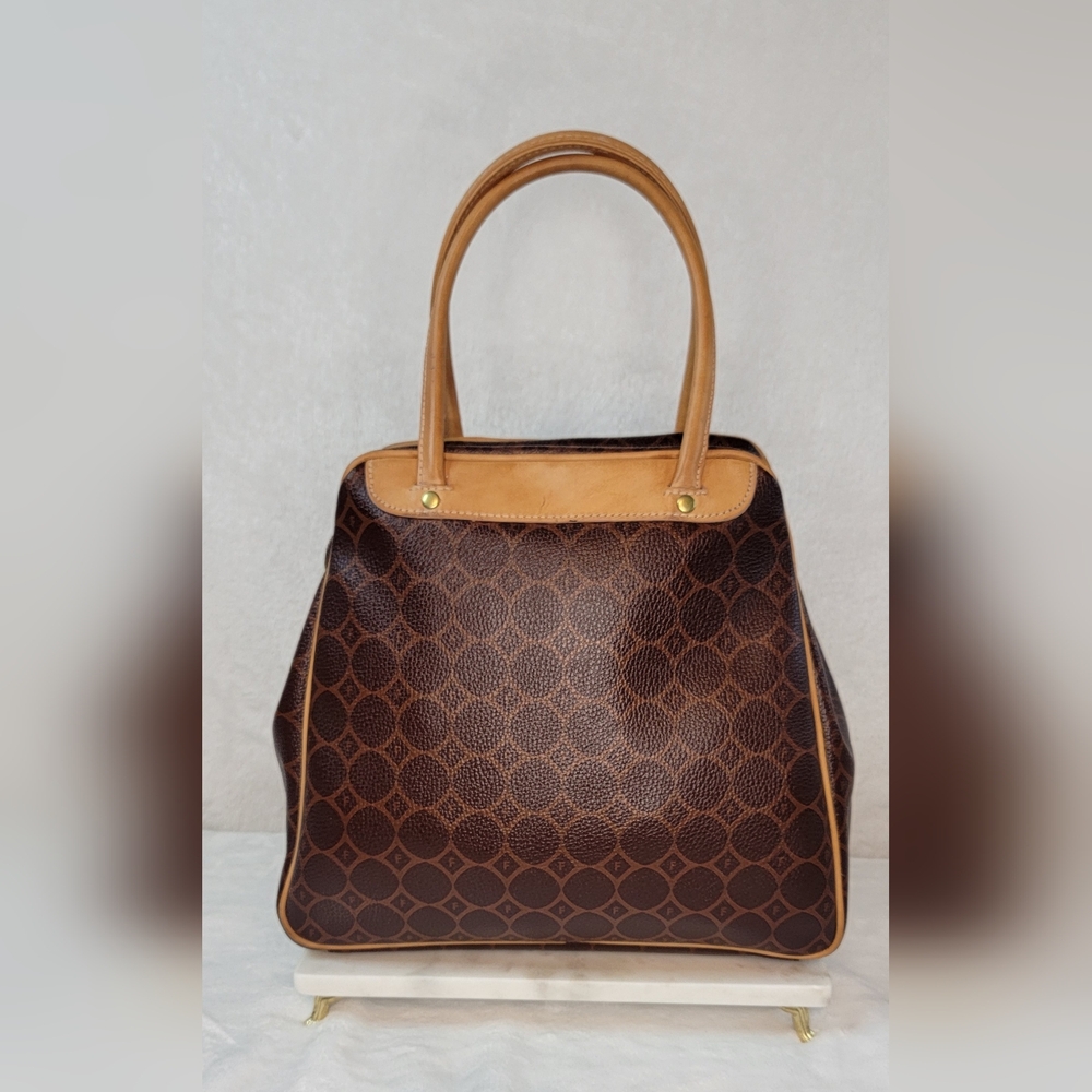 Fossil Brown Leather Bowler Bag